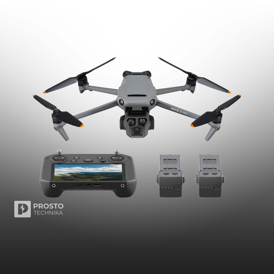 Квадрокоптер DJI Mavic 3 Pro Fly More Combo (DJI RC Pro)